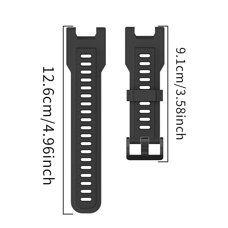 Dino-Beige Expandable Buckle Strap with Tool for Amazfit T-Rex Smartwatch FOR HUAMIT REX TYRANNOSAURUSREX Silicone Watch Band
