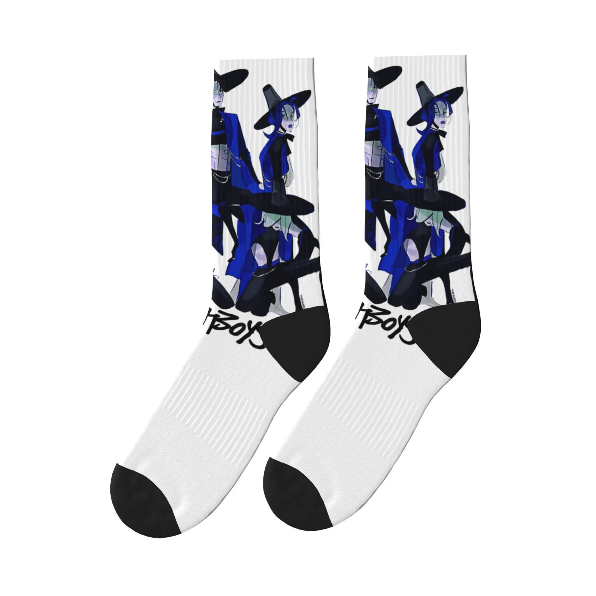 

Saja Boys Jinu Abby Mystery Romance Baby Kpop Demon Hunters Чулки Мужские носки Удобные носки Зимние нескользящие носки с узором