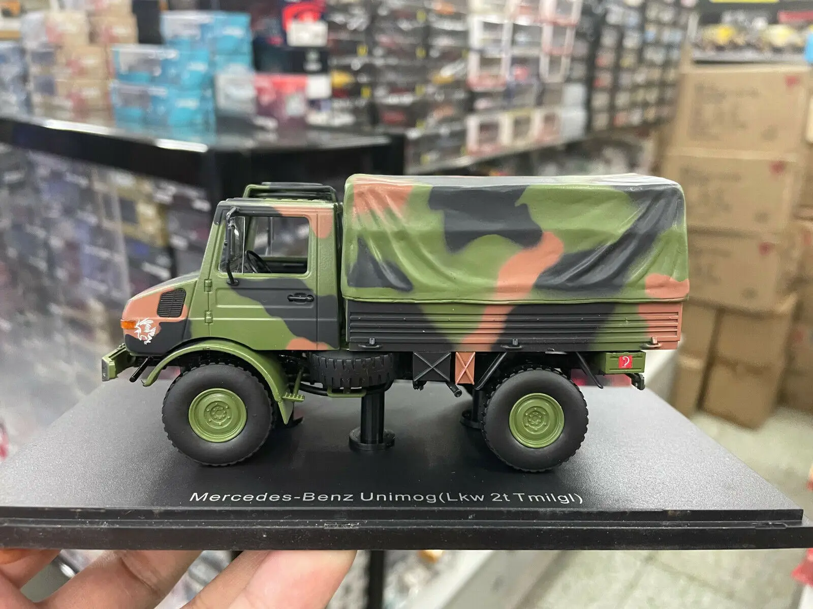 

Unimog Lkw 2t Tmilgl Military vehicles 1/43 Scale DieCast Model