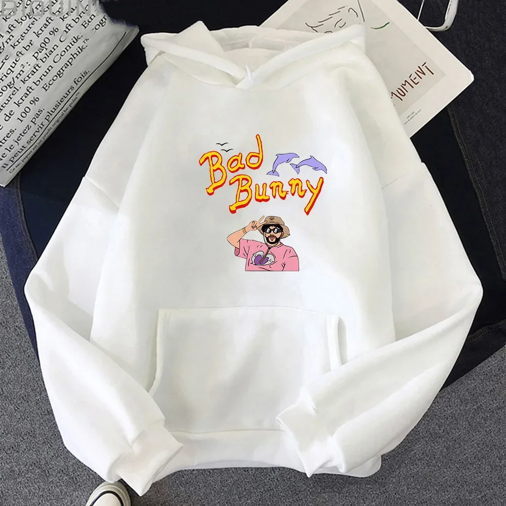 Bad Bunny New Album Nadie Sabe Lo Que Va Pasar Manana Men Sweatshirts Photo Booth Blouse High Quality Hoodies Casual Pullovers