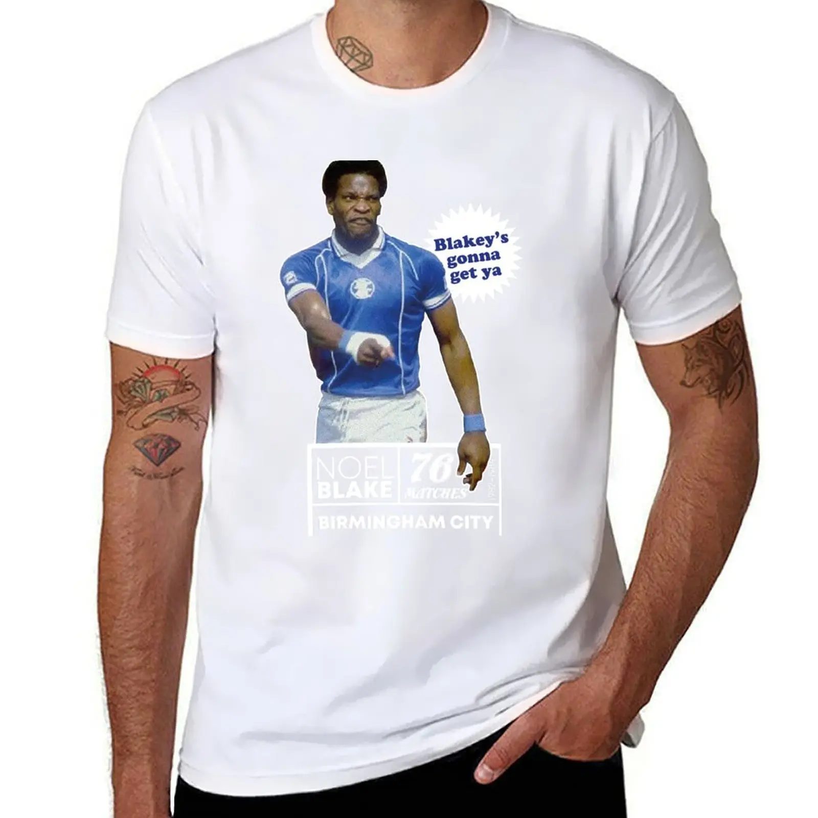 

Birmingham City - Noel Blake T-Shirt t shirts with prints t shirts for man graphic funny T-Shirt