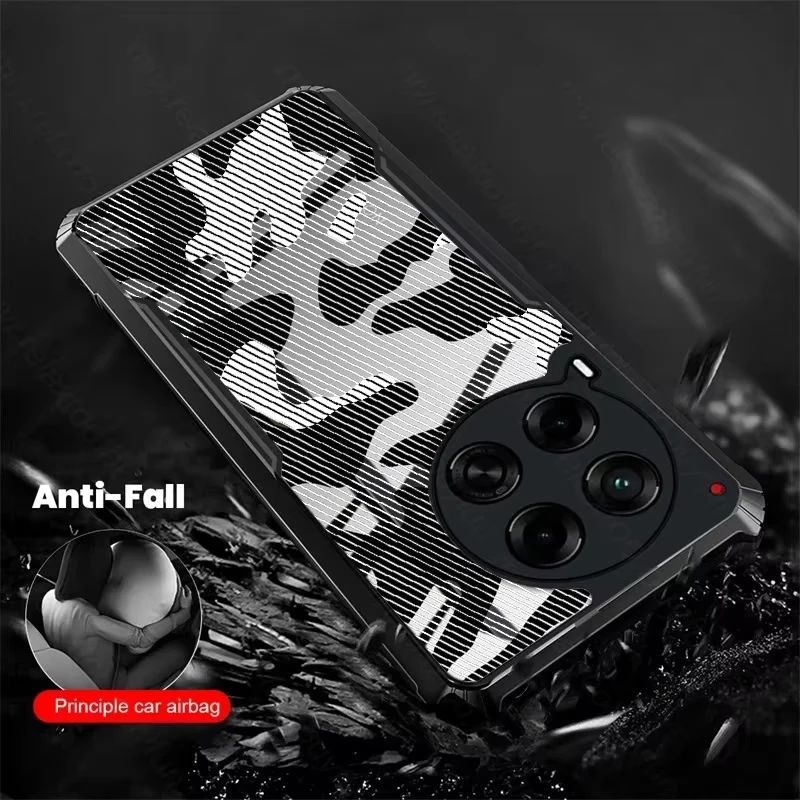 For Tecno Camon 30 4G 5G 20 Pro 4G 5G 20s Pro 18P 17 Pro 16 Pro 16SE 16 Premier Shock Fall Prevention Transparent Case No.18