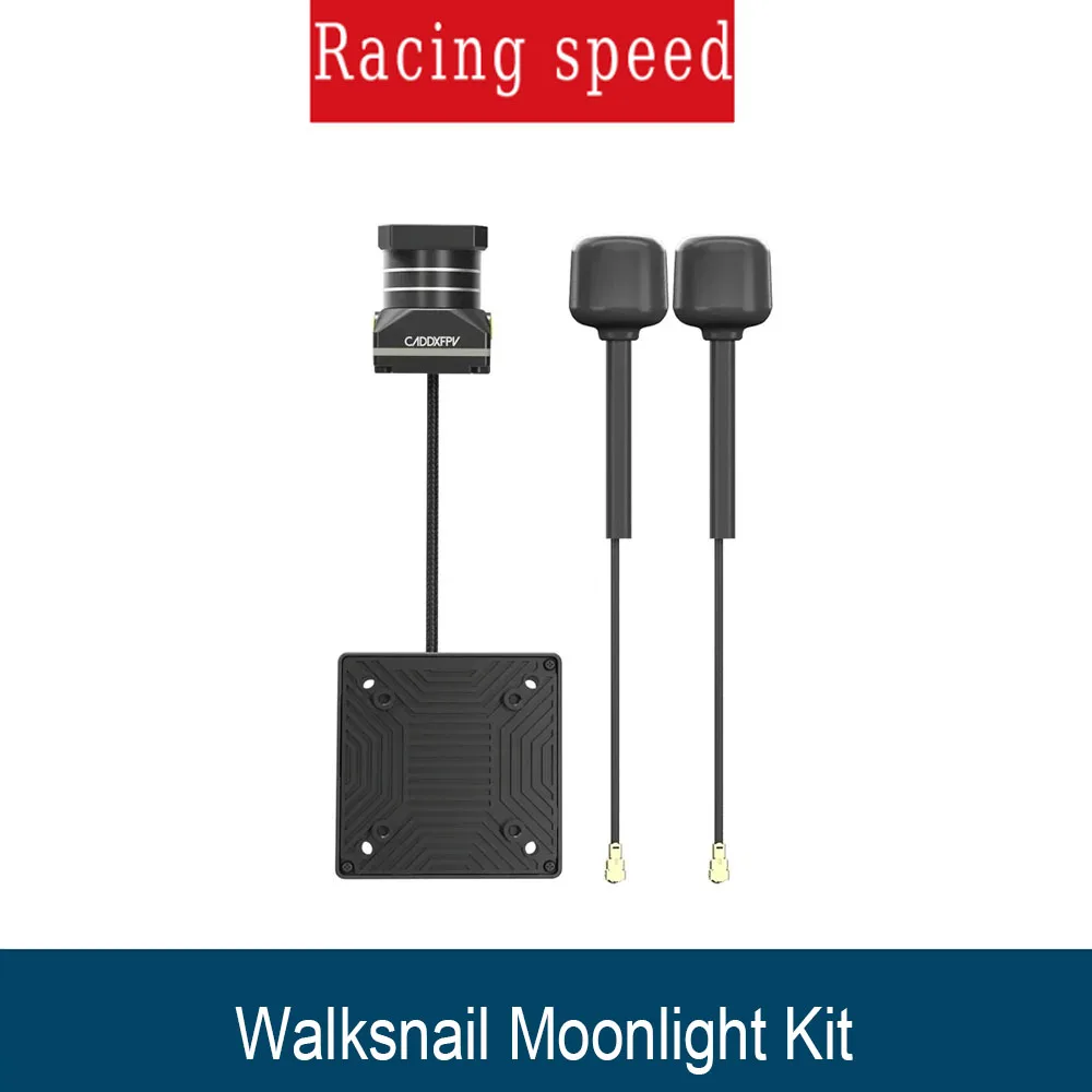 

Walksnail Moonlight Kit 4k/60FPS FOV 160 ° Камера Startlight с поддержкой гиропотока, встроенные двойные антенны EIS 2-6S для RC FPV Drone