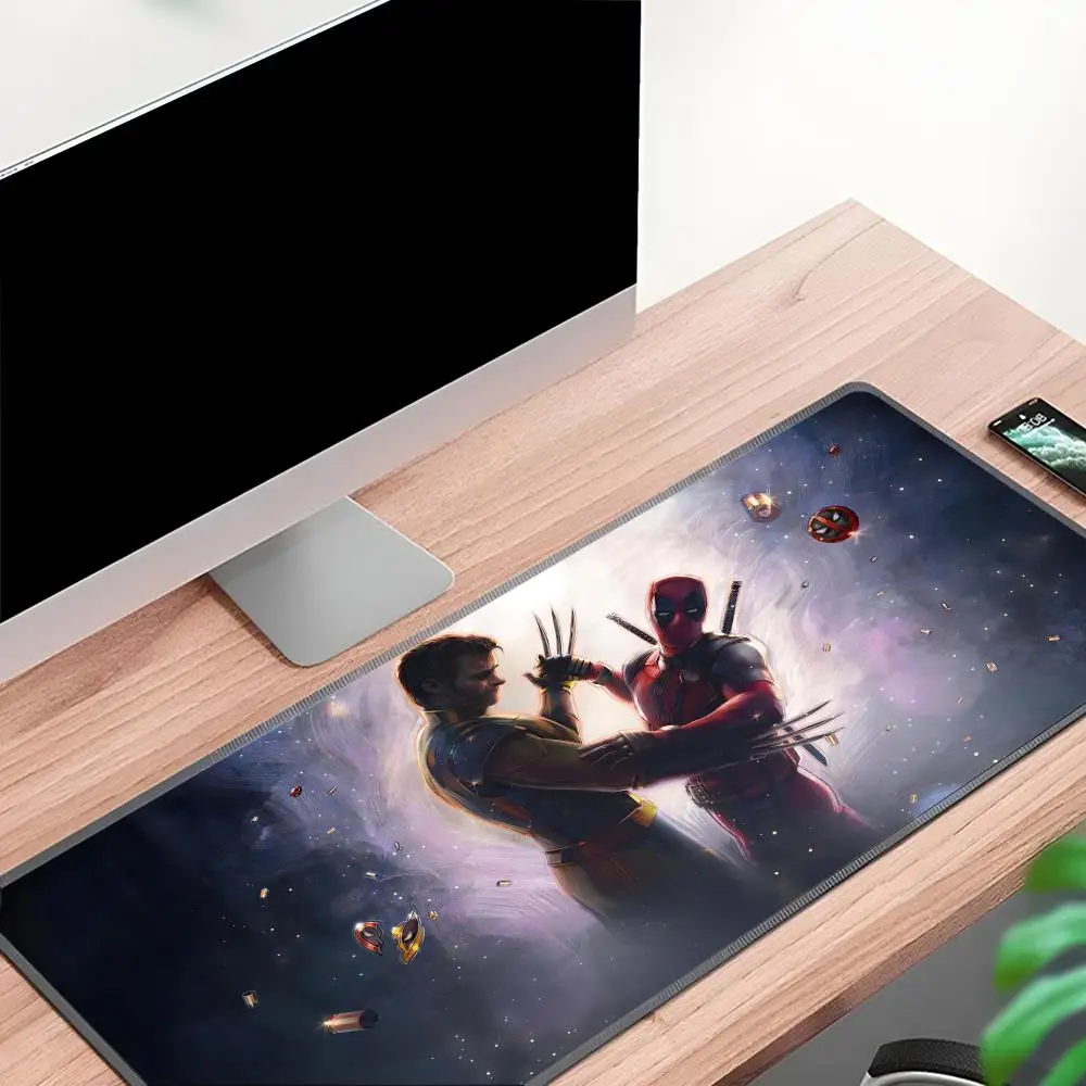 Imagem -05 - Marvel Deadpool e Wolverine Mouse Pad Mouse Pad E-sports Jogadores Tapete de Mesa com Pad Acessórios para Jogos Prime Keyboard Pad Xxl