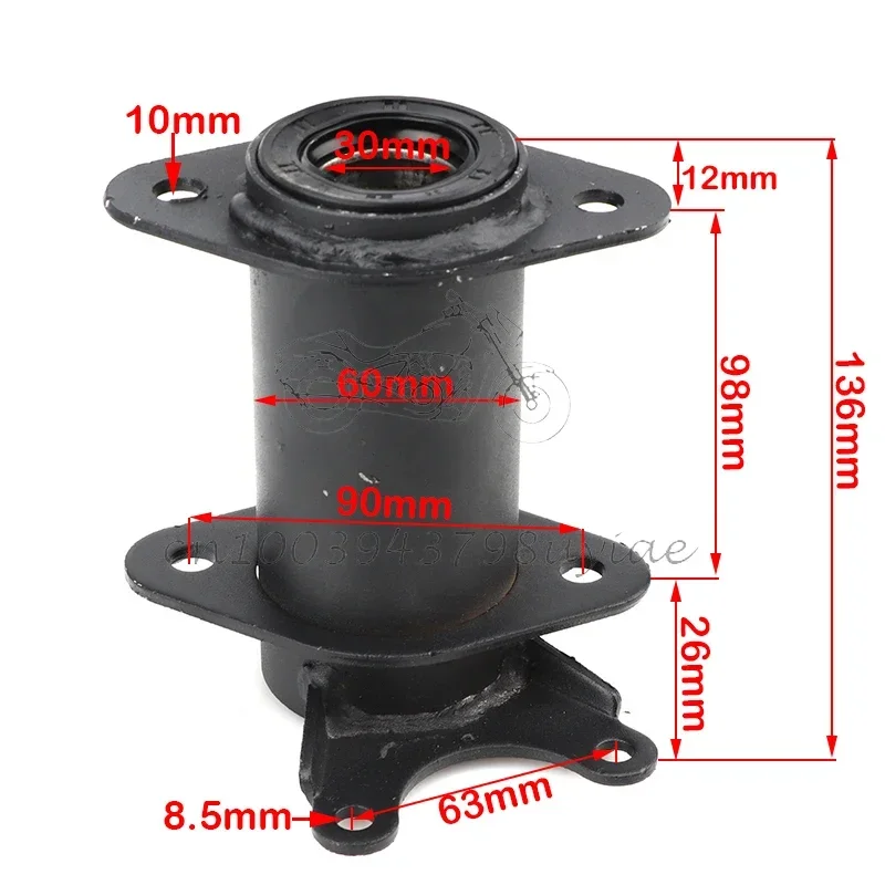 1 Set 65CM Rear Axle With Sprocket And Hub Mount For 50cc-125cc Go-kart ATV Four-wheel Off-road Vehicle Modification Accessories