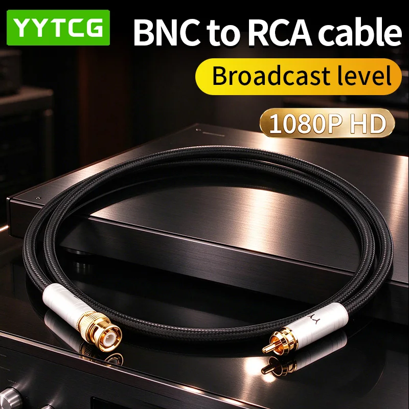 HD-SDI Video Line BNC Male to Female Extension Coaxial Cable 75 Ohm 6N OCC Silver Plated for CCTV Monitoring Camera TV AV Video