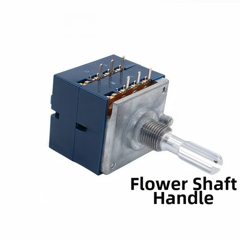 Carbon Film Dual Channel Potentiometer For RK27 for Audio Engineering Projects and Electronic Device Integration A10K to A500K
