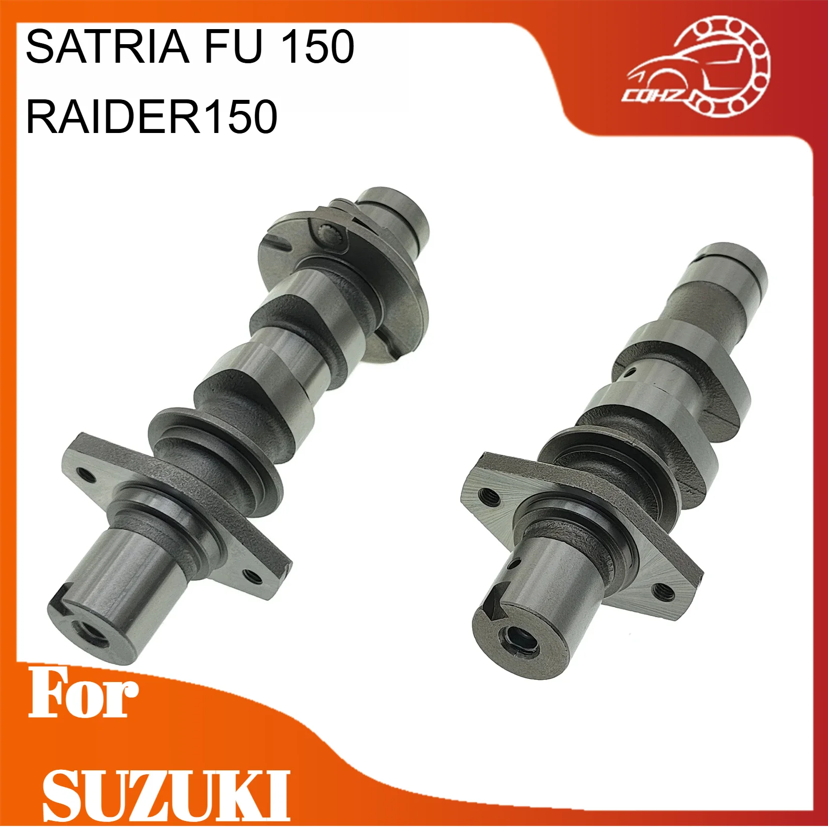 CQHZJ Motorcycle Standard Camshaft Cam Shaft Valveless For Suzuki Satria FU 150 Raider R150 Satria Fi 150 FX125 FU150 IN EX