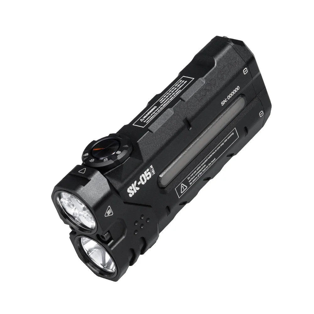 LOOP SK05 Versatile Magnetic Torch for Adventure Seekers,LED Flashlight 2850LM with Multi-functional Side Lights for Camping