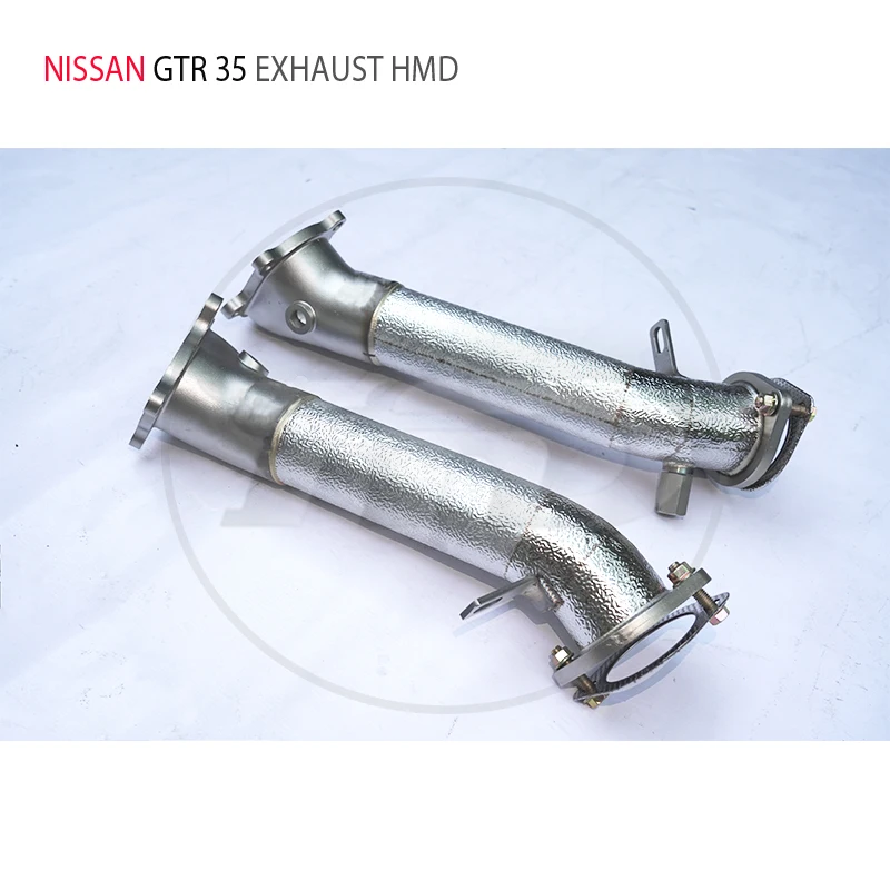 

HMD Manifold Downpipe for Nissan GTR35 Car Accessories With Catalytic Converter Header Auto Modification Exhaust Manifold Gasket