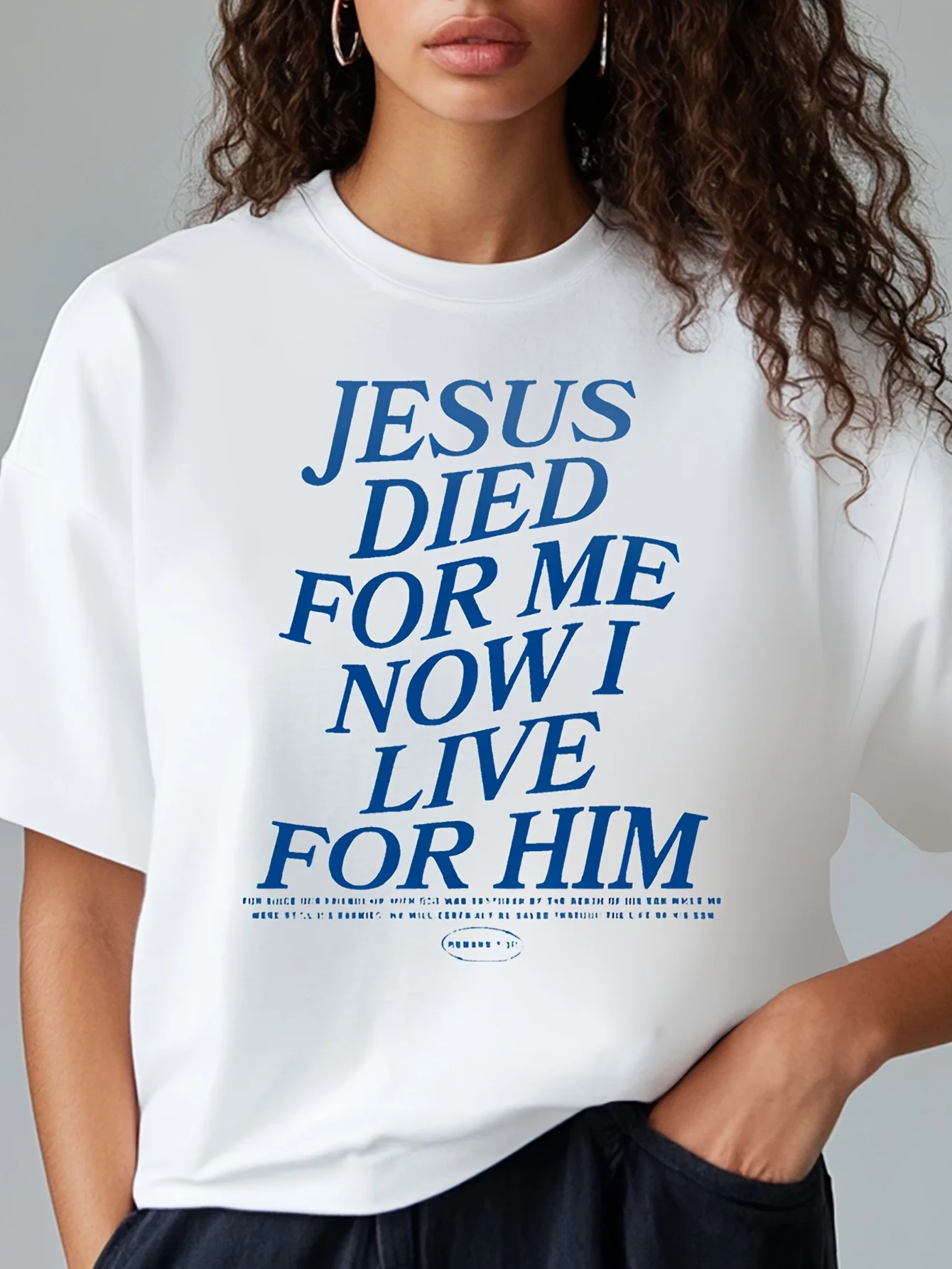 

Доступно несколько цветов. Свободная футболка — футболка из 100% хлопка с принтом молитвы и веру, отлично подходит для повседневной носки или церковных мероприятий.