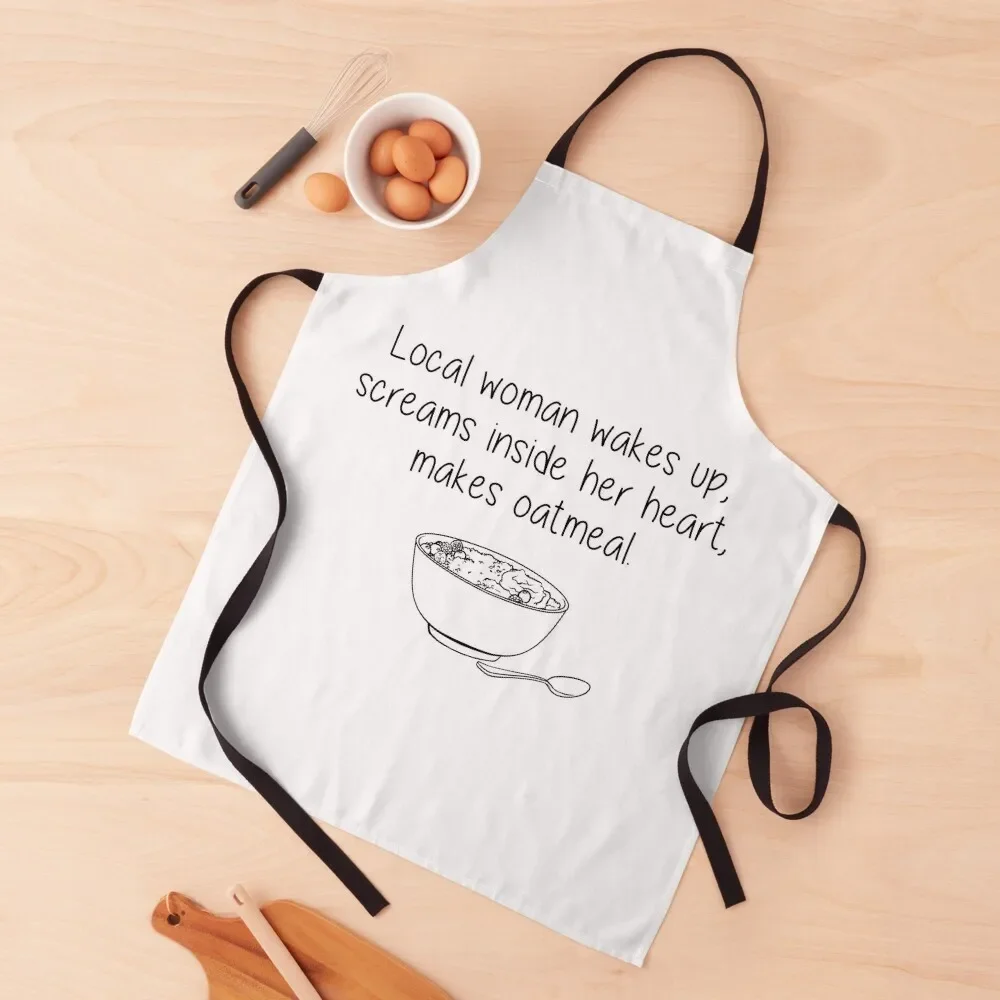 Local woman screams Apron Hairdressing Things For The Home Apron