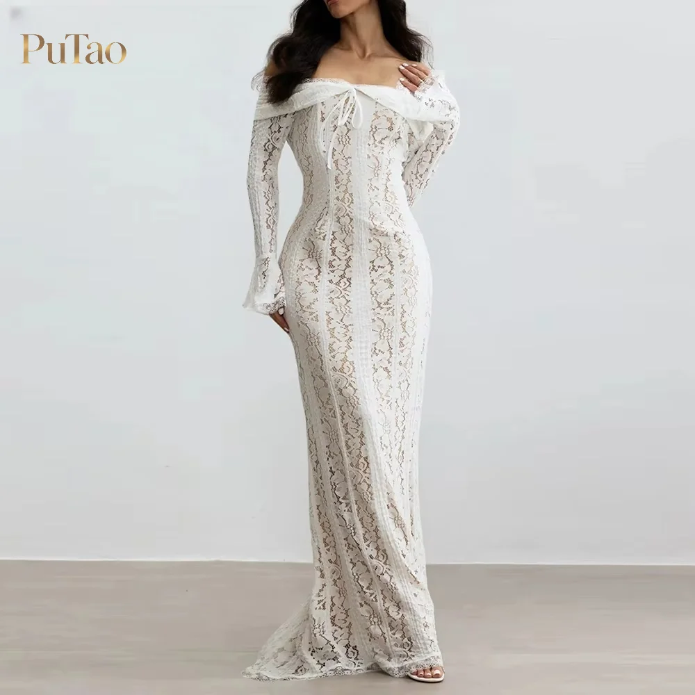 putao-off-shoulder-lace-mermaid-maxi-dress-long-flare-sleeve-sheer-fitted-floor-length-formal-gown-wedding-guest-evening-dress