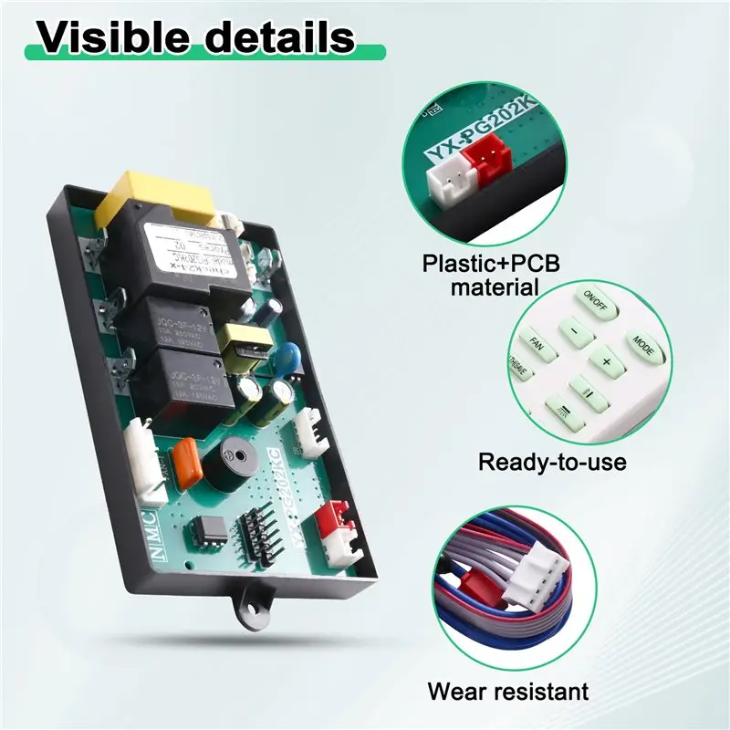 【HOT A69Z!】PG202 Air Conditioner Control Board Only For Fixed-Frequency