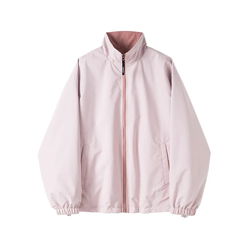 

New Jacket Quality American Spring and Autumn Coat New Spring and Autumn Outdoor Stand-up Collar Waterproof Function Loose