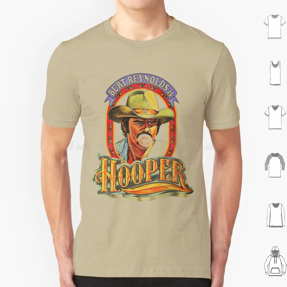 Hooper, le plus grand cascadeur de tous les temps, t-shirt en coton pour hommes et femmes, impression DIY, Burt Reynolds, années 70, films des années 70, pop des années 70