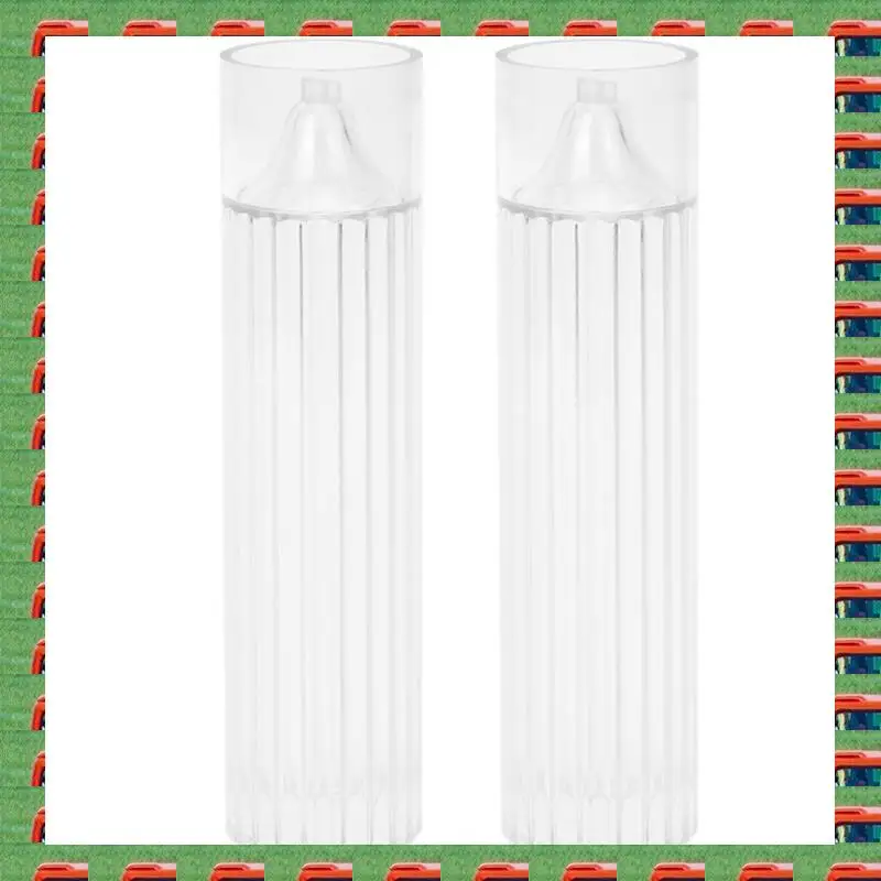 

ABMO 2X форма для свечей на столбе, цилиндрические ребрышки, пластиковые формы для свечей 6 дюймов для изготовления свечей, свечи ручной работы «сделай сам»