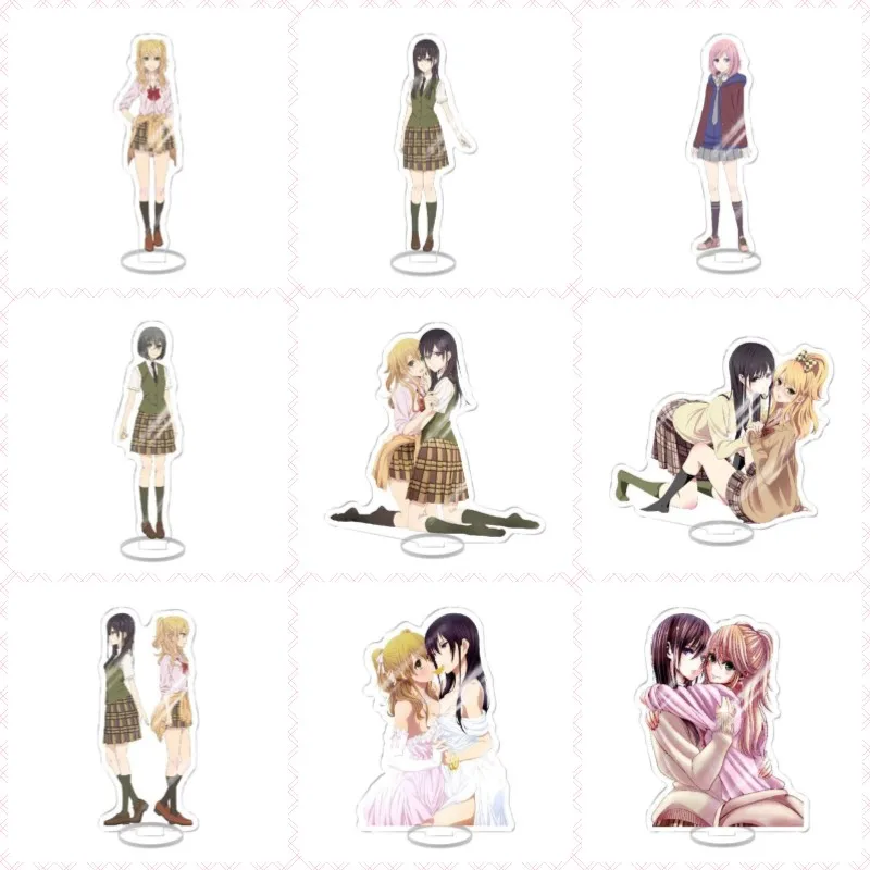 Citrus ANIME 15CM Acrylic Stand Figure Stand Plate Cosplay Prop Decor Cartoons Present Friend Festivals Gifts Keychain