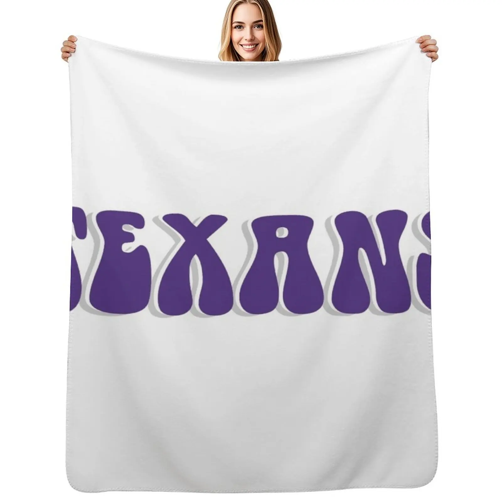 

Tarleton State University Texans Throw Blanket Warm Plush Fuzzy Blanket for Living Room