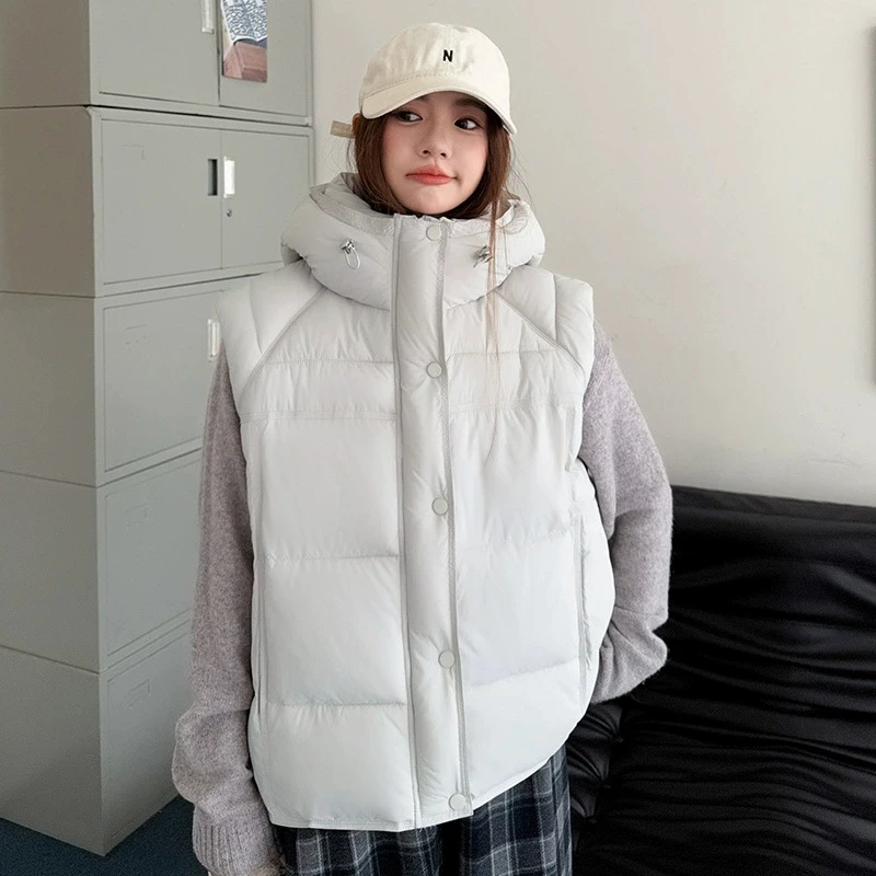 

Women's New Autumn Winter Cotton Vest Loose Fashionable Warm Waistcoat