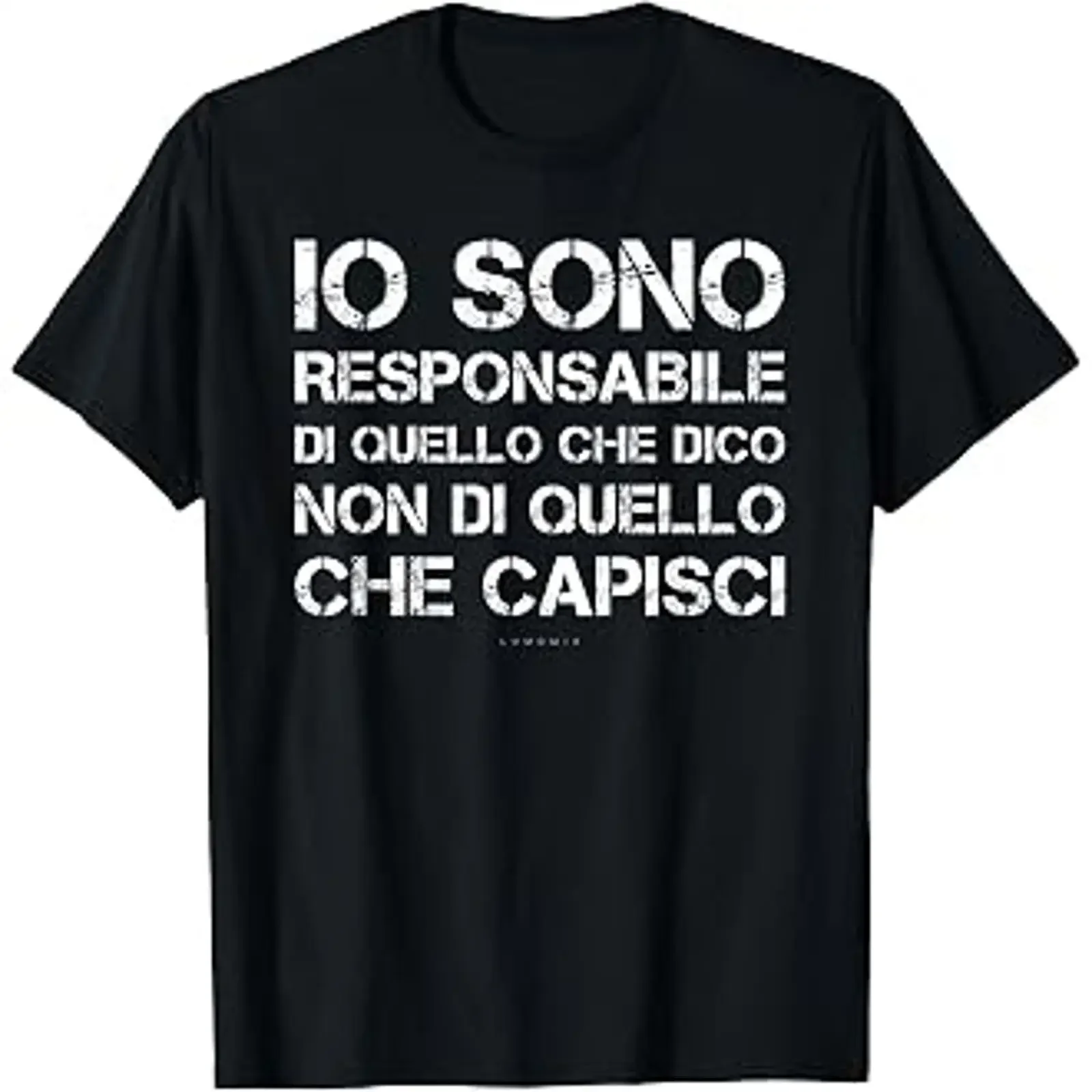 Men's d T Shirt Responsible for What I Say vintage Washed designer clothes Soft fashion streetwear graphic