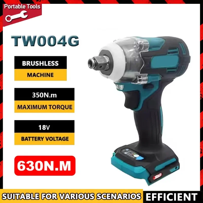 

Fit Makita TW004G 630N.m Brushless Screwdriver Machine Cordless Electric Screwdriver Rechargable Drill Driver 18V Battery
