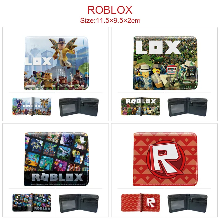 

Roblox Pu Leather Short Wallet Cartoon Game Character Print Card Holder Coin Purse For Boys Girls Teens Casual Daily Use Gift