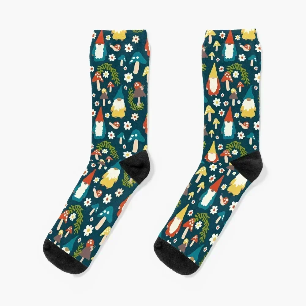 

Gnome One Like You in Midnight Socks floral aesthetic warm winter bright garter Men Socks Luxury Brand Women's