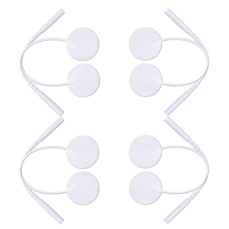 منصات القطب الكهربائية ذاتية اللصق 25 مللي متر مع جل موصل ل EMS محفز العضلات الكهربائية نبض مدلك استبدال الملحقات #3