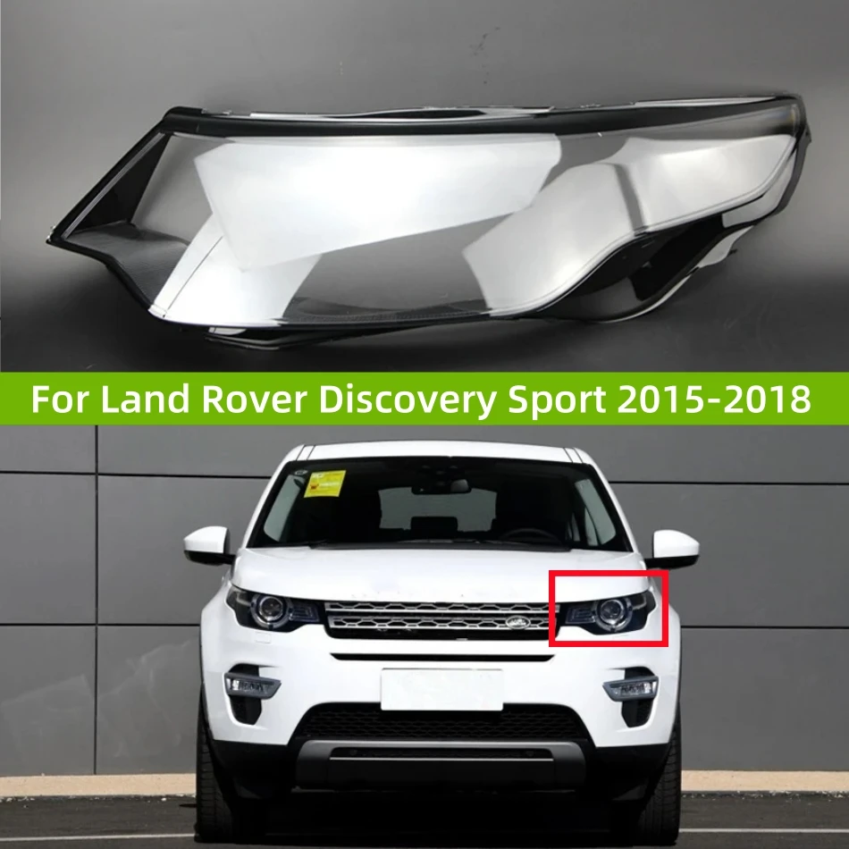 

For Land Rover Discovery Sport 2015 2016 2017 2018 Car Accsesories Transparent PC Material Head Lamp Cover