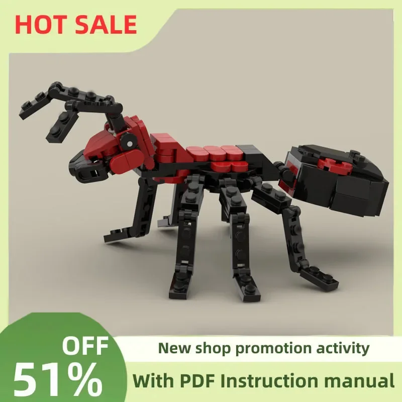 

130Pcs New Famous Animal Series Moc-33159 Ant Model Building Blocks Diy Creative Ideas Kid Toys Technology Bricks Birthday Gift