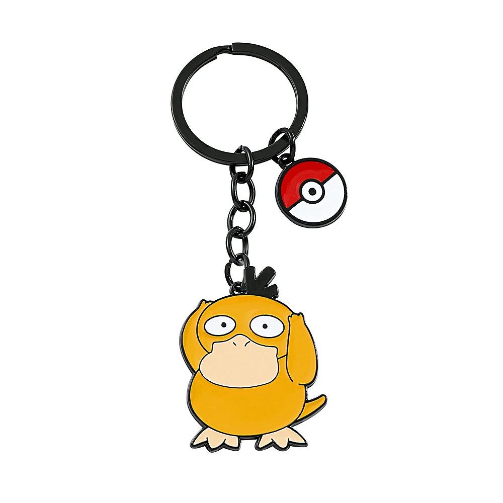 Pokémon Anime-Figur Pikachu Schlüsselanhänger Klassischer süßer Schiggy Psyduck Schlüsselanhänger für Freunde Anhänger Accessoires Geschenke