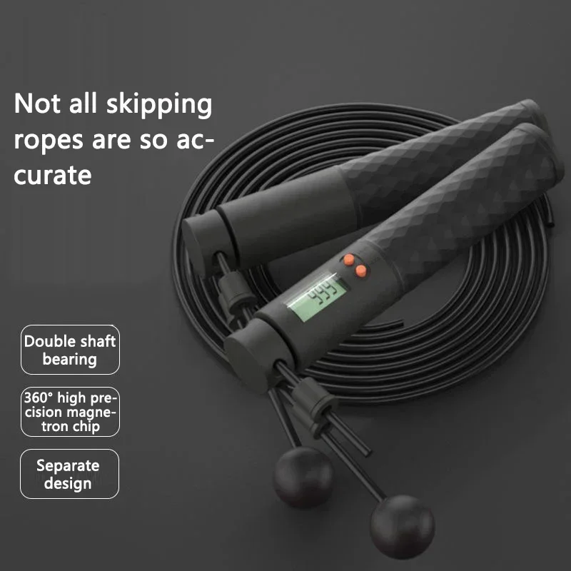 New Electronic Technology Skipping Weight-bearing Fitness Rope Skipping Counting Fitness Students Entrance Examination