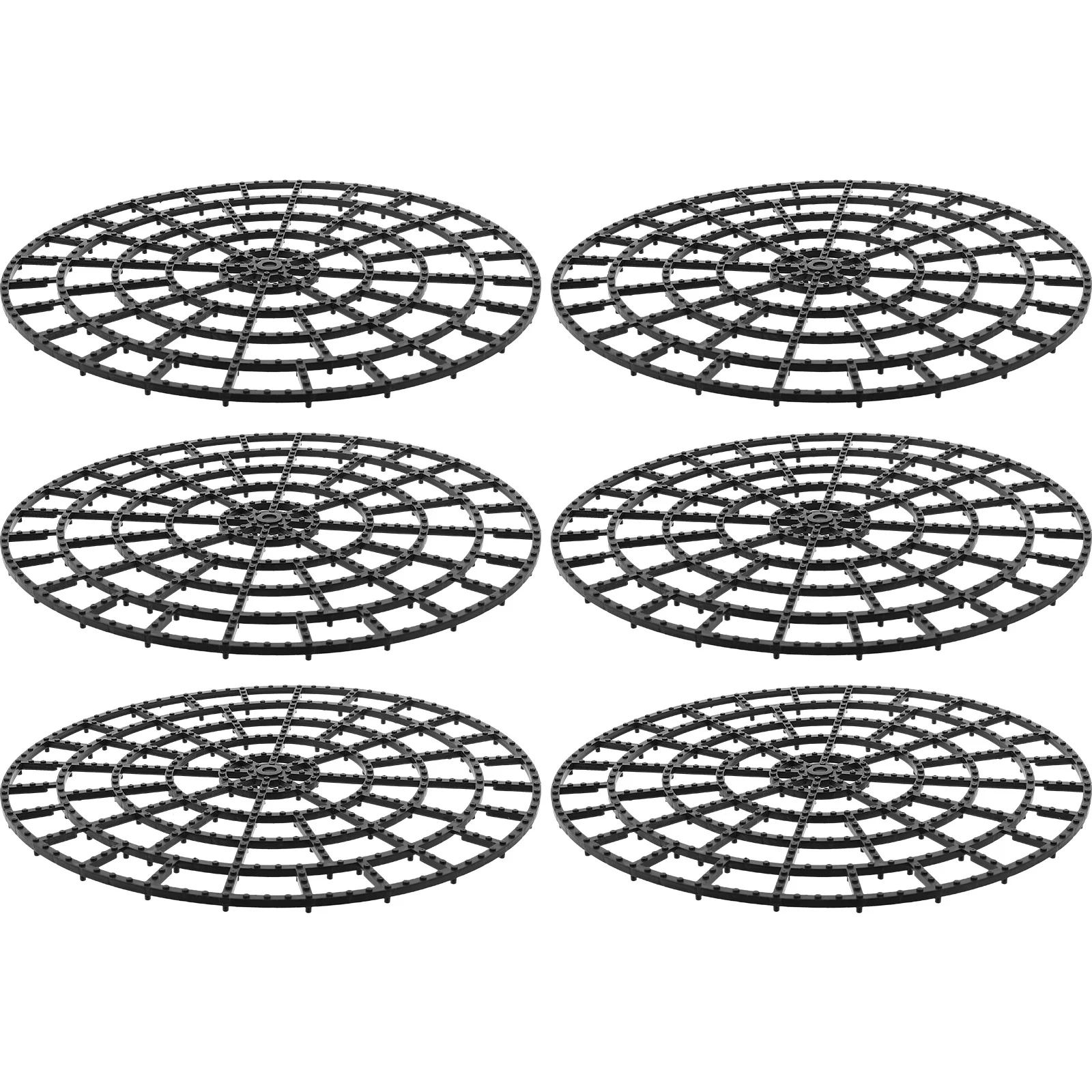 6 قطعة منصات أسفل الزهرية الثقيلة تنفس وعاء النبات وسادة الطابق حامي زارع حامل حصيرة مصعد للداخلية في الهواء الطلق #2