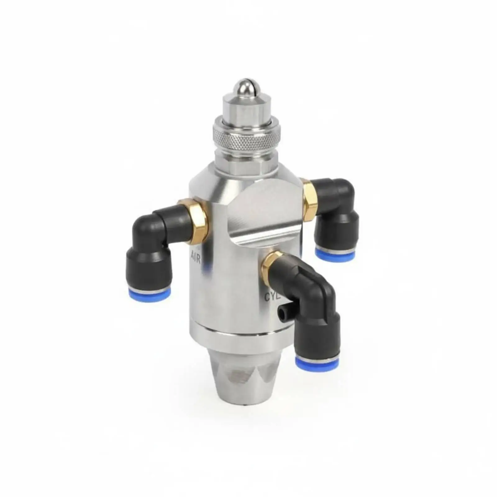 Anti Drip Atomizing Nozzle Stainless Steel Air Sprayer for Industrial Fine Mist Water Sprayer Connector Ink Delivery Humidifying