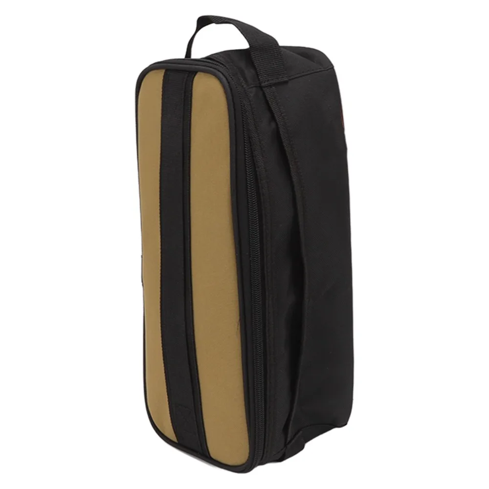 Oxford Cloth Camping Storage Bag With Reinforced Handle Double Zipper Portable Cookware Bag Camping Cooker Storage Bag