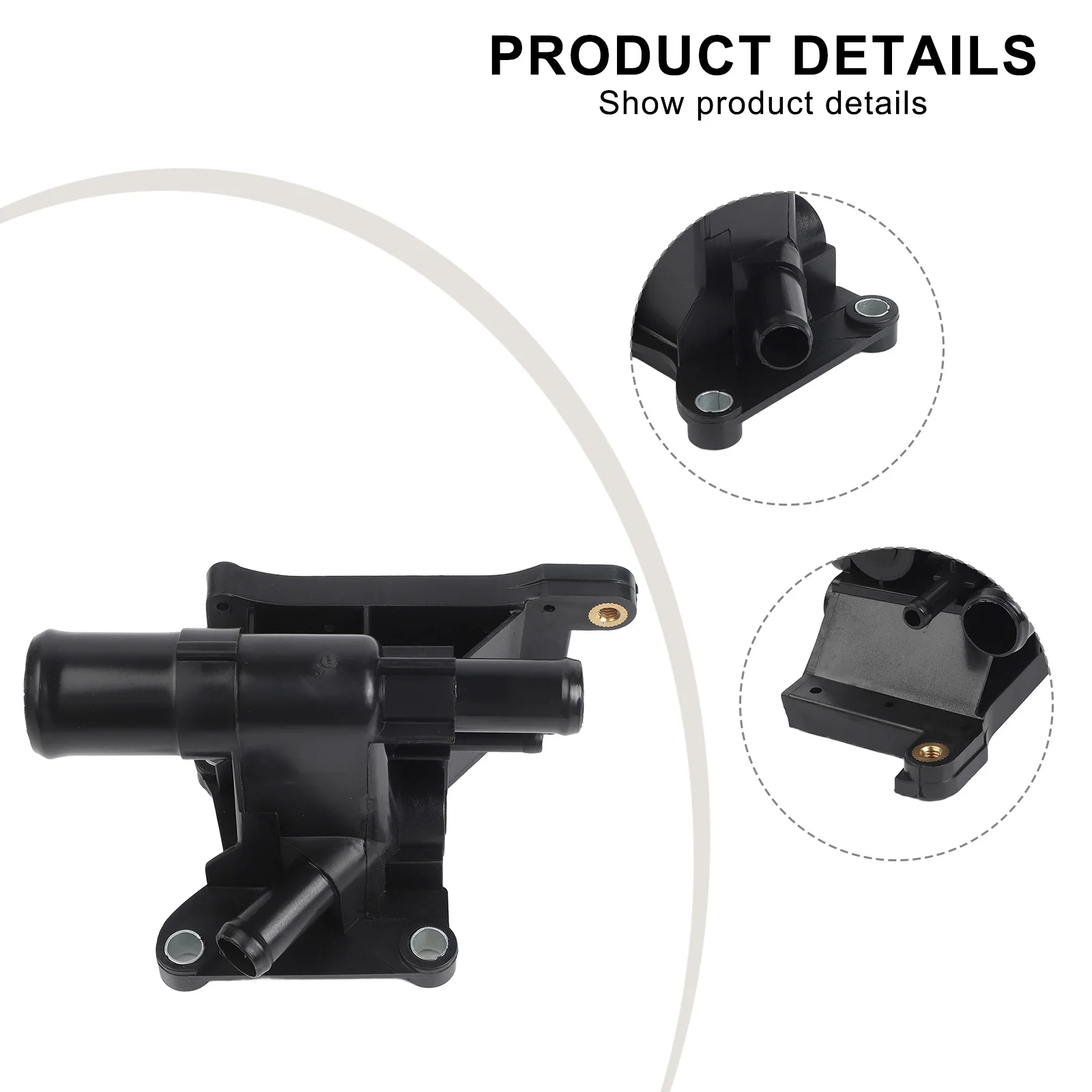 

Coolant Outlet Engine Coolant Water Outlet Direct Replacement Part OE Compatible Parts Part Number 6S4Z-8K556-A