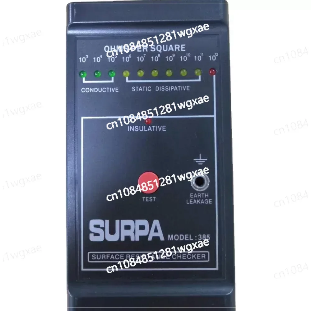 

Black ESD ESD Items Meter Multipurpose Digital LED Display for Surface Resistance Tester Surpa 385