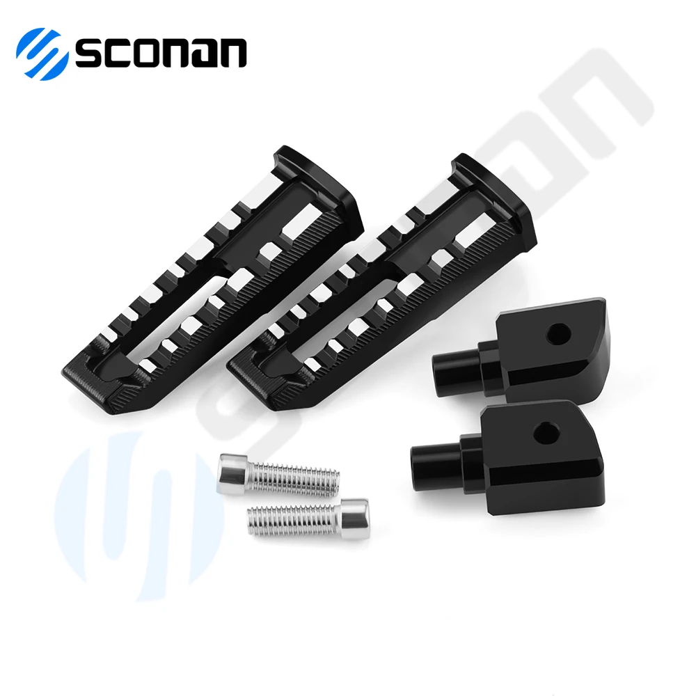 Aksesori Pedal Pijakan Kaki Aluminium CNC Sepeda Motor untuk Z400 Z400 2019-2023 Z650 Z650 2017-2023