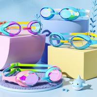 Children's swimming goggles for boys and girls, waterproof and anti fog high-definition boys' goggles, professional swimming gog