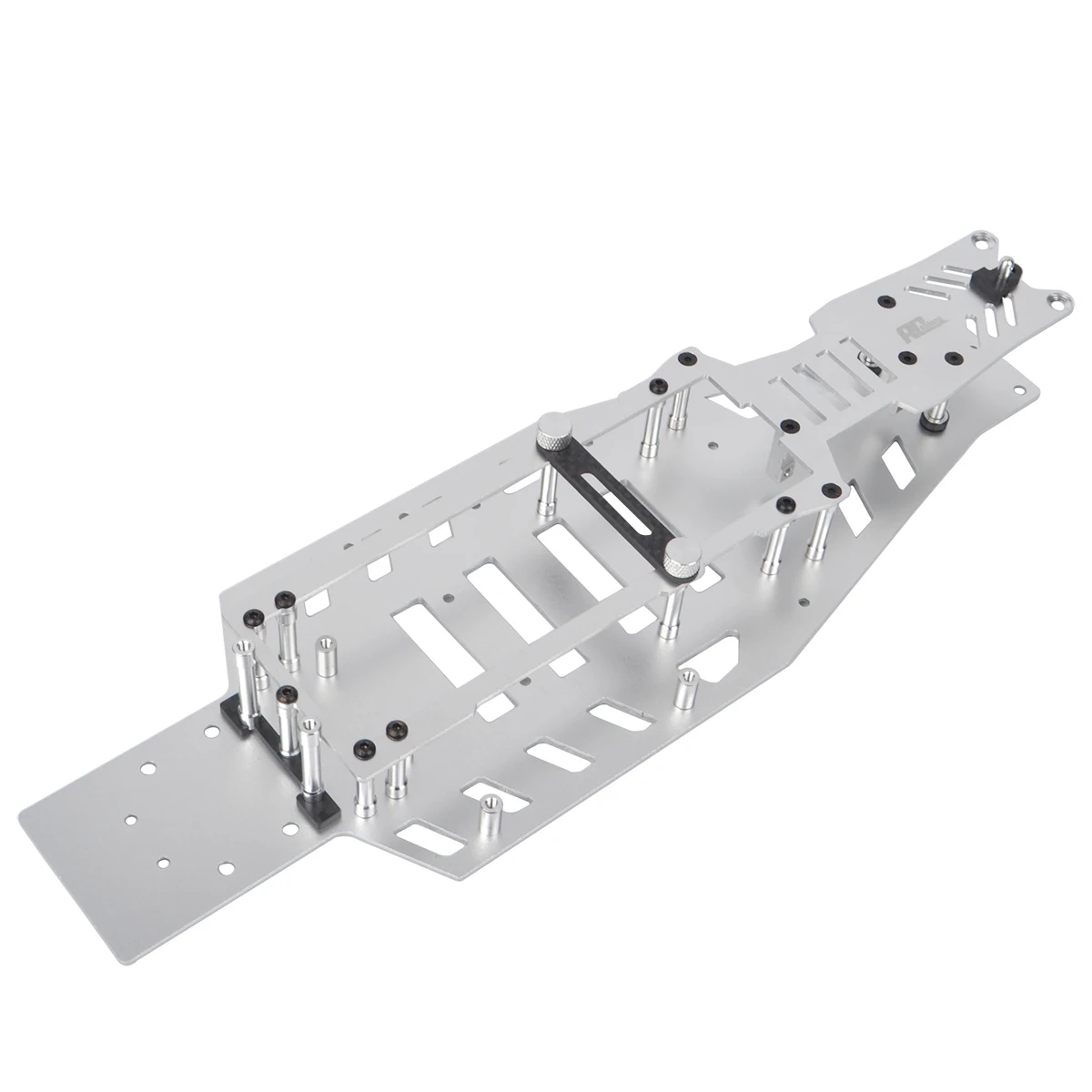 1/10 Traxxas 2wd Rustler VXL/Rustler/Bandit VXL/Bandit XL-5 용 알루미늄 변환 섀시 프레임 키트, 3728 3729 부품 교체