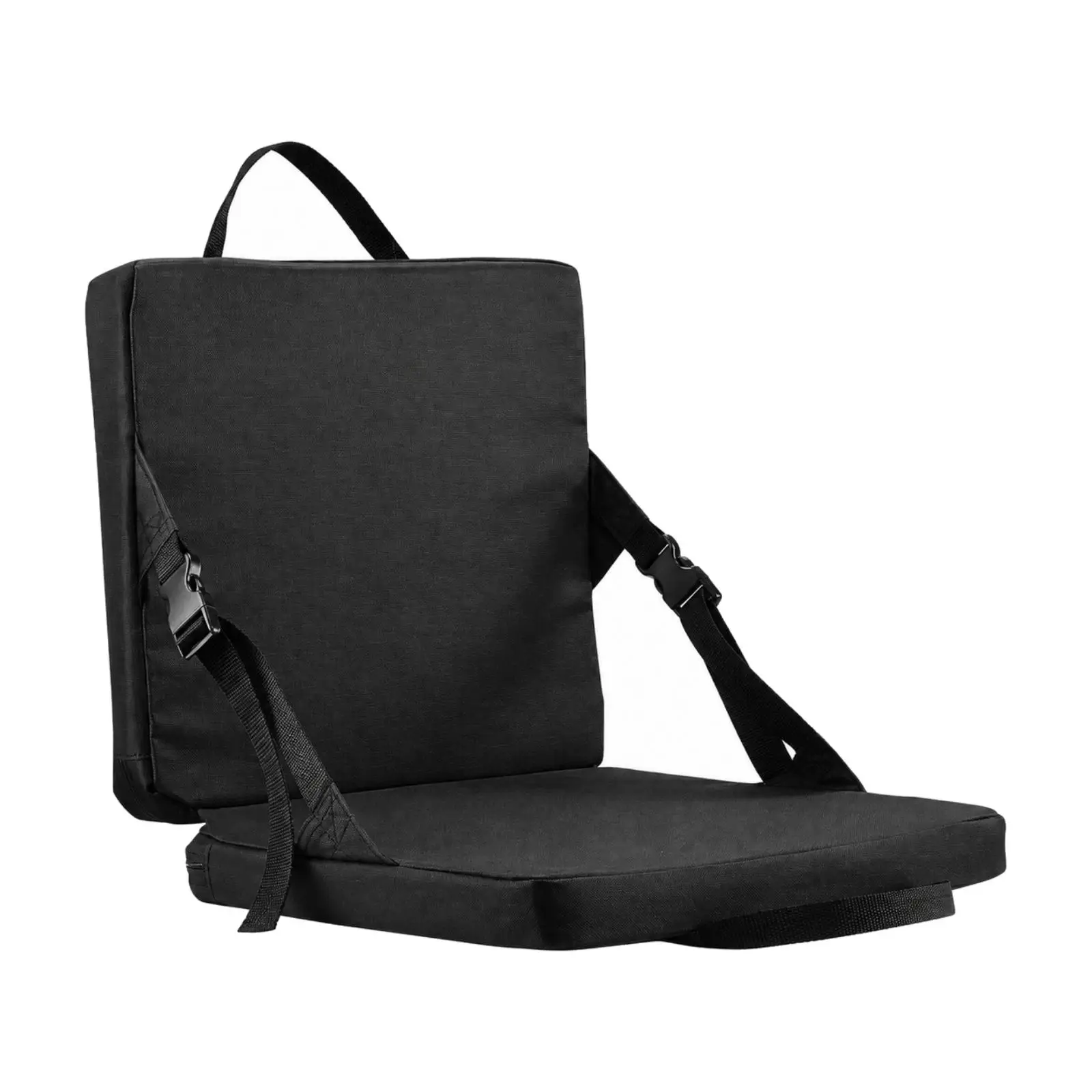 Cushion Supportive Padded Folding for seat with Backrest Portable for seat with Carry Handle Lightweight for Outdoor Activities