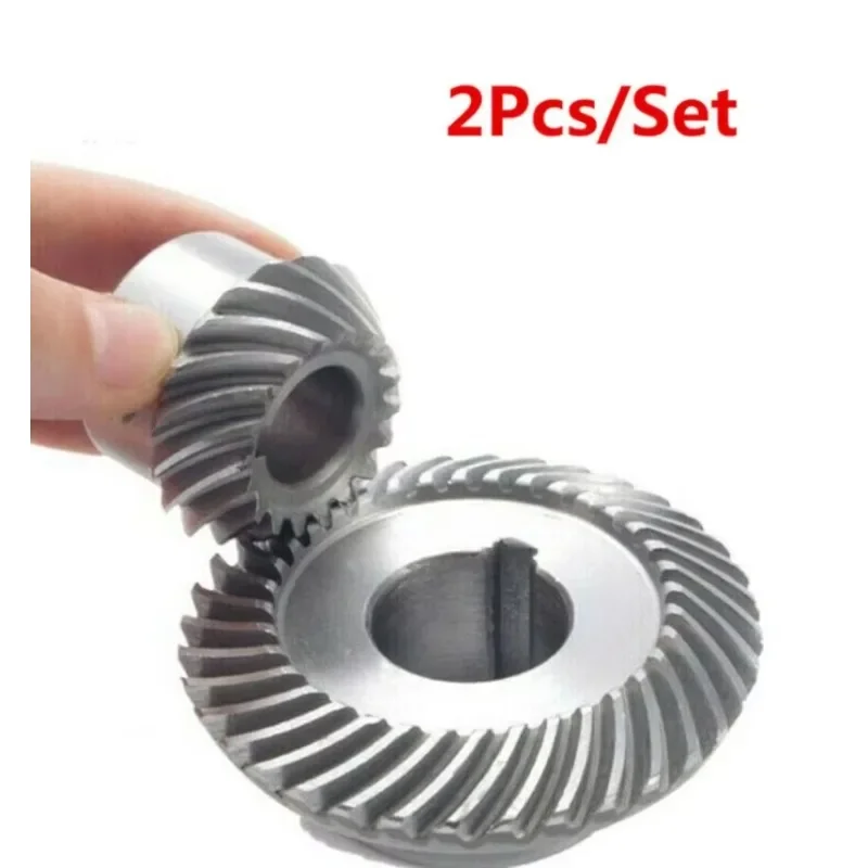 

Pair Spiral Bevel Gear C77+C96 for 3# 4# Milling Machinery Lifting 2pcs/Set