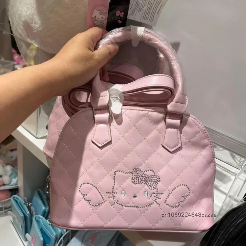 Hello Kitty Cartoon Large Capacity Fashion Tote Bag Versatile Commuter Casual Crossbody Bag Korean Version Simple Trend Handbag