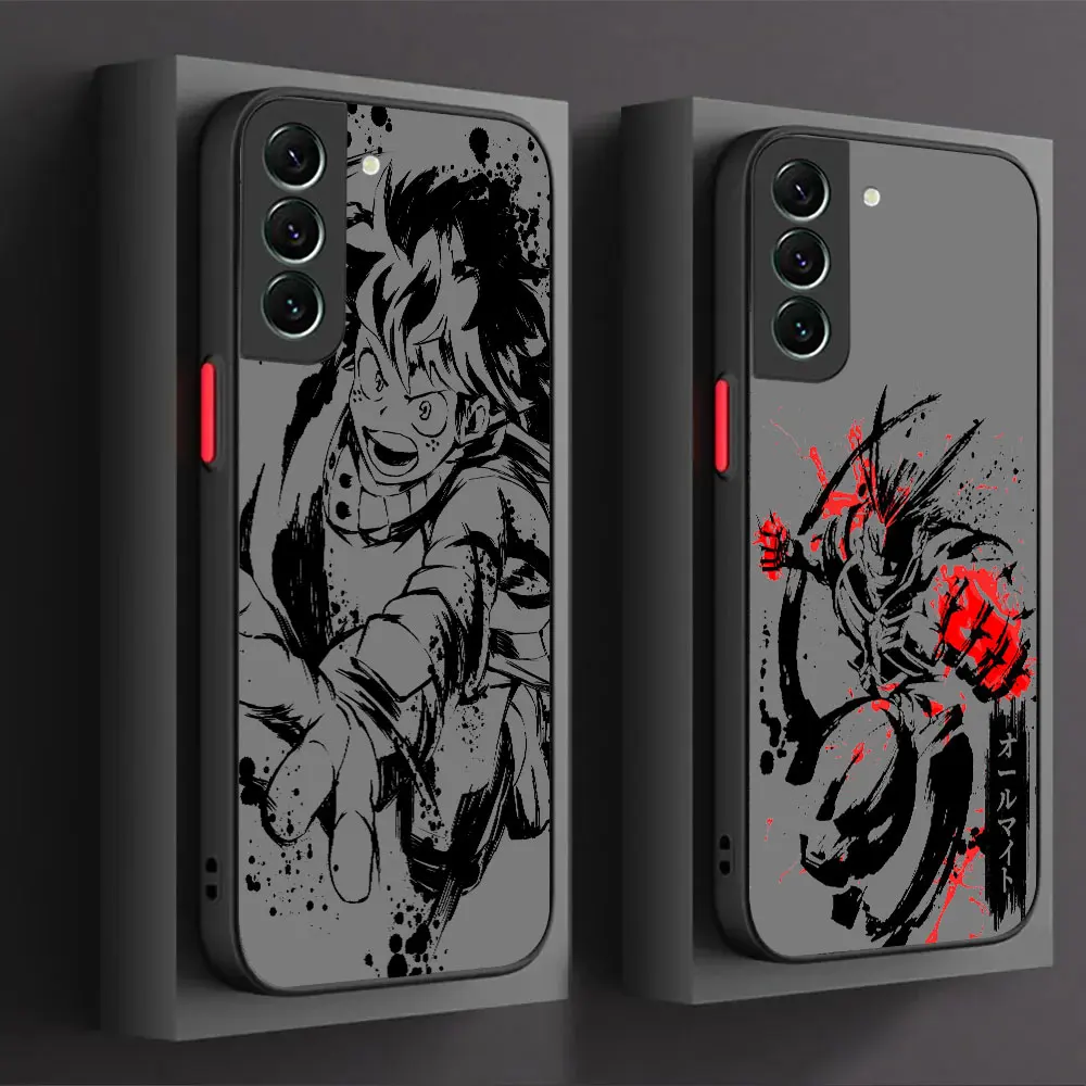 Deku Midoriya My Hero Academia Kids Matte Phone CASE For Samsung GALAXY S22 S23 S8 S9 S21 S23 S24 S25 FE PLUS ULTRA A05 S 5G