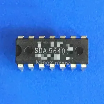 5 pces sda5640 dip-14 circuito integrado ic chip