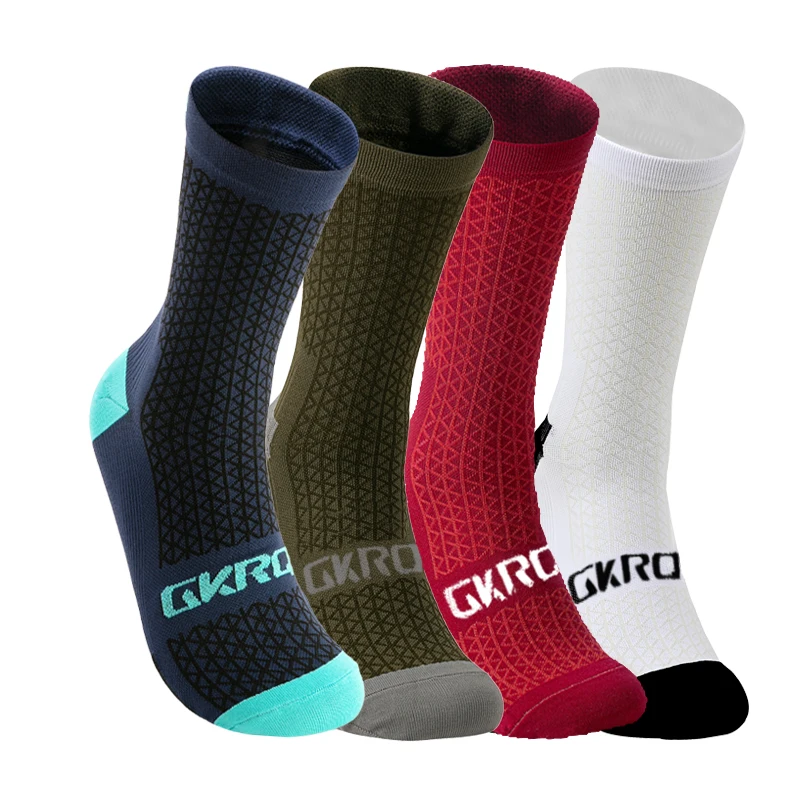 4 Pairs Team Cycling Socks Professional Sports Bike Socks High Quality Running Socks Basketball Socks Men Women