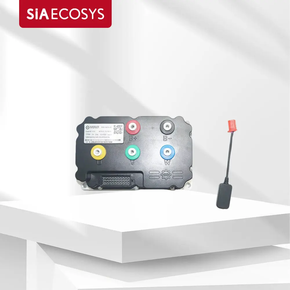 

Nanjing Yuanqu SIAECOSYS FARDRIVER ND72300 Electric Motorcycle Controller 300A BLDC Programmable for 3KW QSMOTOR