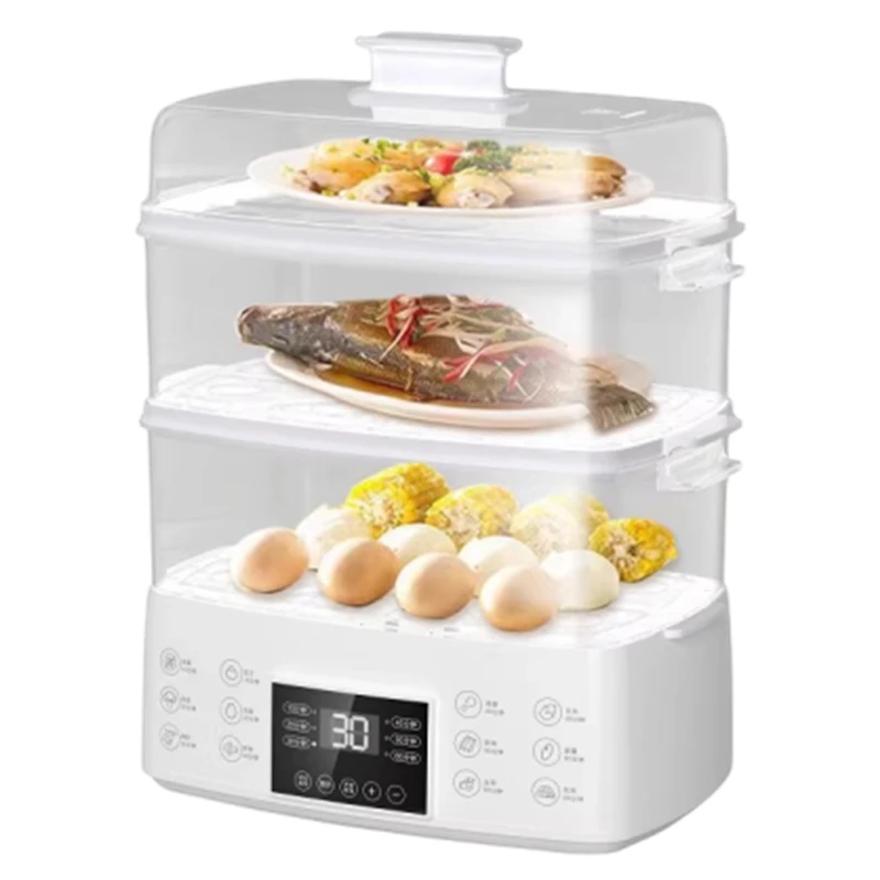 Electric Steamer Steamer Box Small Three-layer Multi-function Electric Boiler Automatic Power-off Breakfast Machine