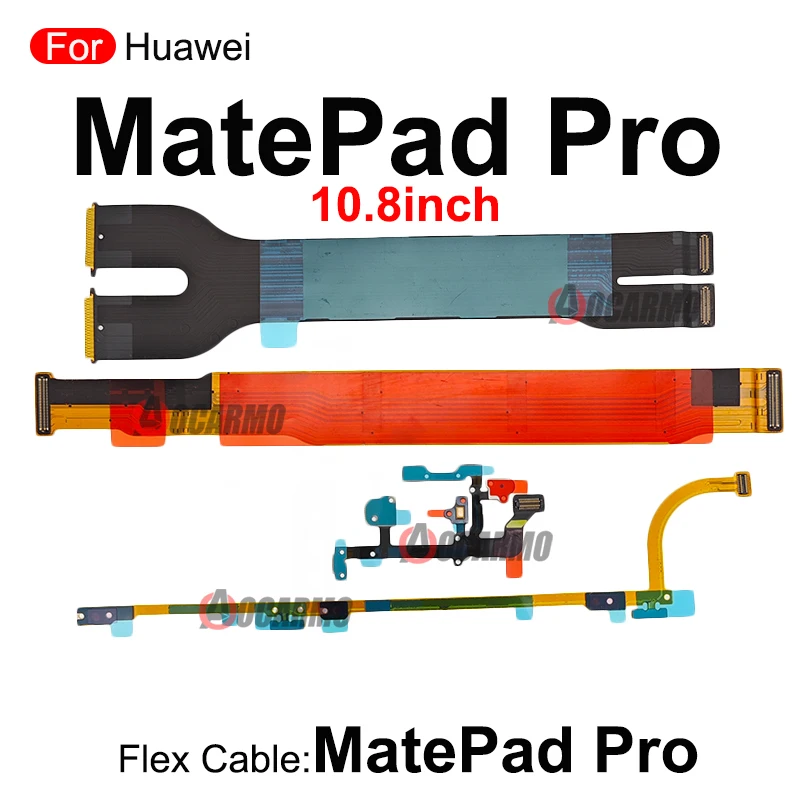 For Huawei MatePad Pro 10.8 Microphone Power Volume Flex And LCD Screen Connection Main Board Flex Cable Replacement Repair Part